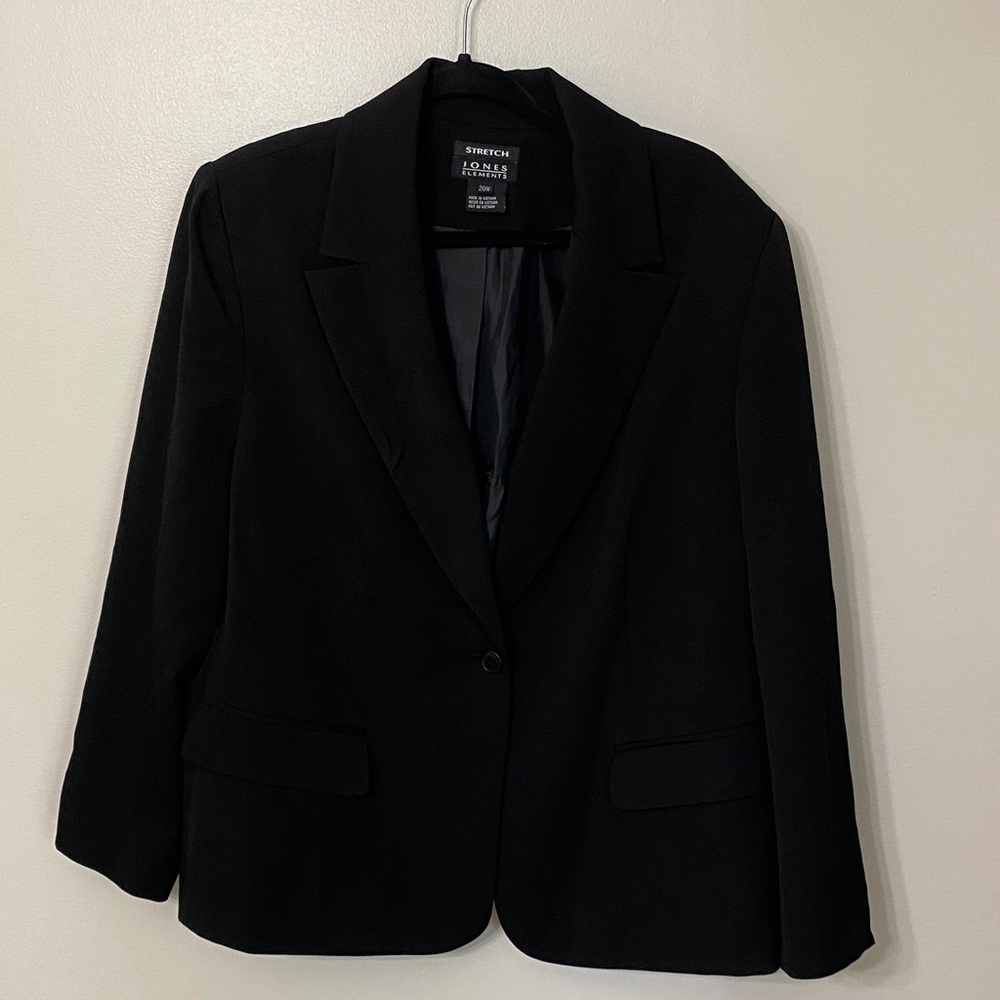 Jones New York Elegant Black Blazer